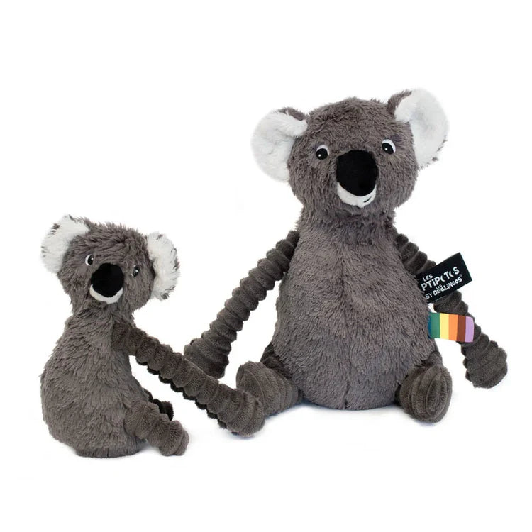 Peluche Koala Trankilou Mamá Y Bebé Gris Les Ptipotos