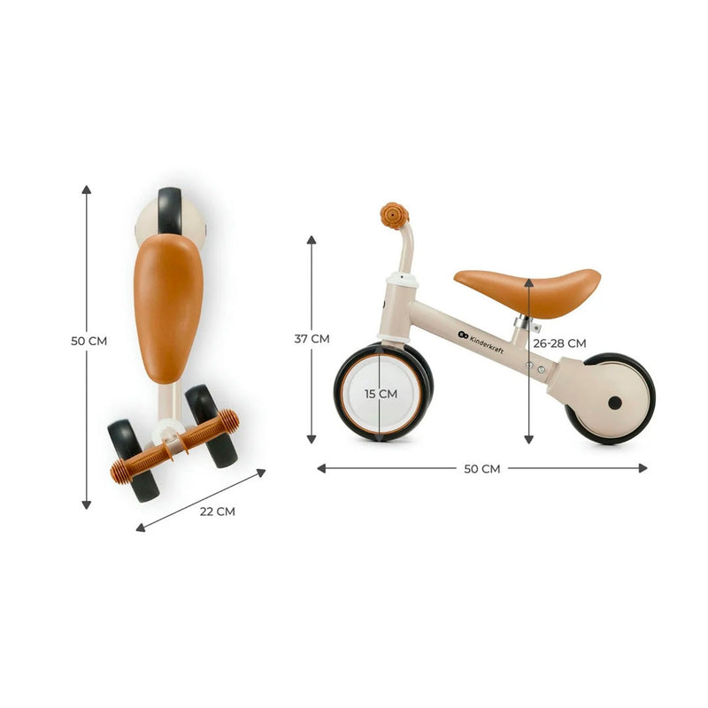 Triciclo Cutie Light Beige Kinderkraft