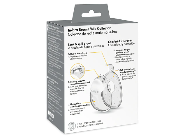 Recolector de Leche Materna Medela In-Bra (Pack x2) Medela