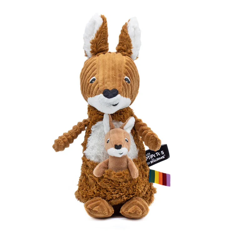 Peluche Canguro Allezou Mamá y Bebé Cafe Les Ptipotos