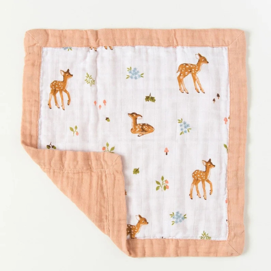 Mantita De Apego Muselina Fawn Little Blue Nest