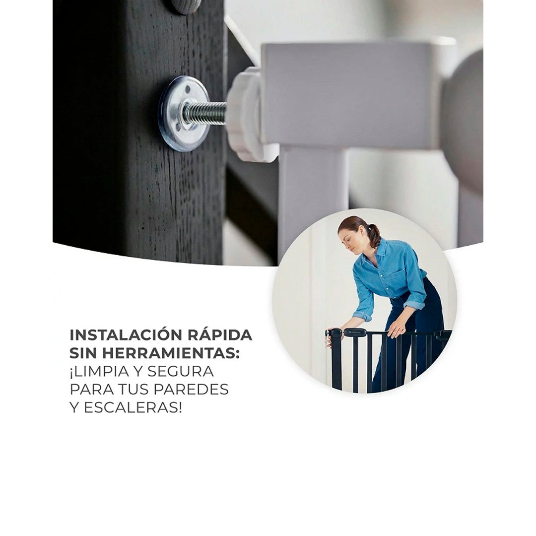 Puerta de Seguridad Lock & Go Wood Kinderkraft