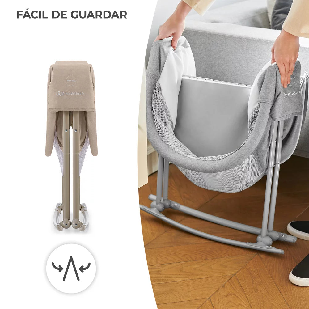 Cuna Moisés Lovi 3 en 1 Beige KinderKraft