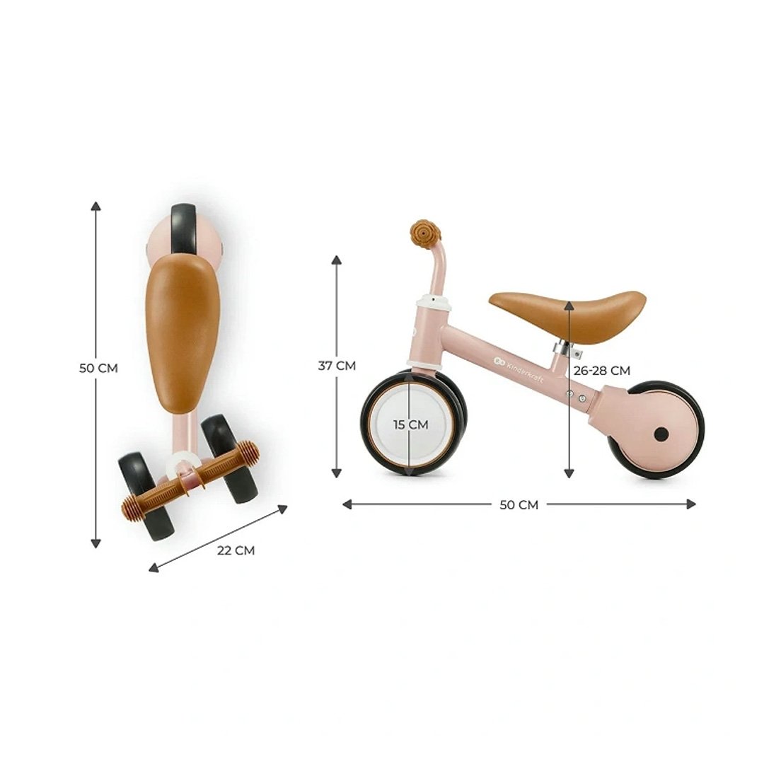 Triciclo Cutie Light Pink Kinderkraft
