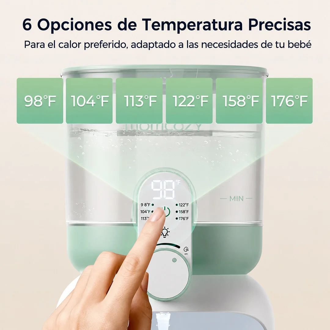 Dispensador de Agua para Mamadera con Control de Temperatura Momcozy