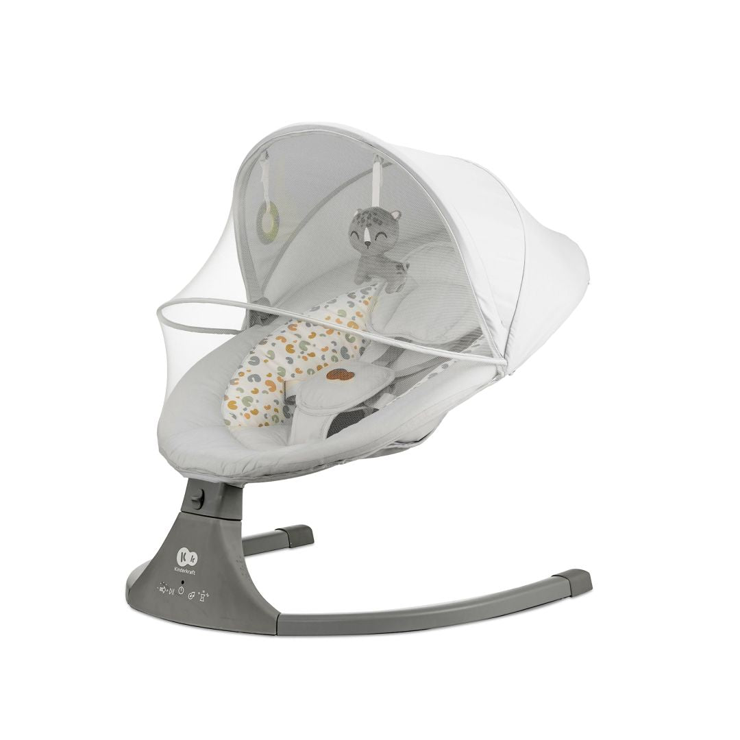 Silla Mecedora eléctrica Lumi 2 Light Grey KinderKraft
