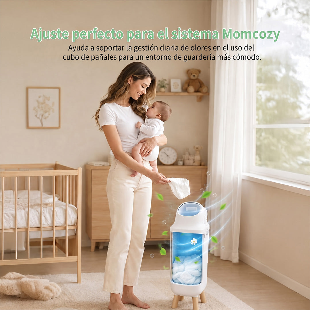 Desodorizante para Basurero de Pañales Set de 4 Packs Momcozy