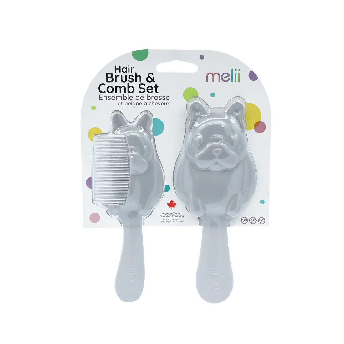 Kit de Cepillo y peineta Bulldog Melii