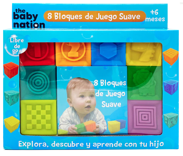 Set de 8 Bloques Suaves The Baby Nation