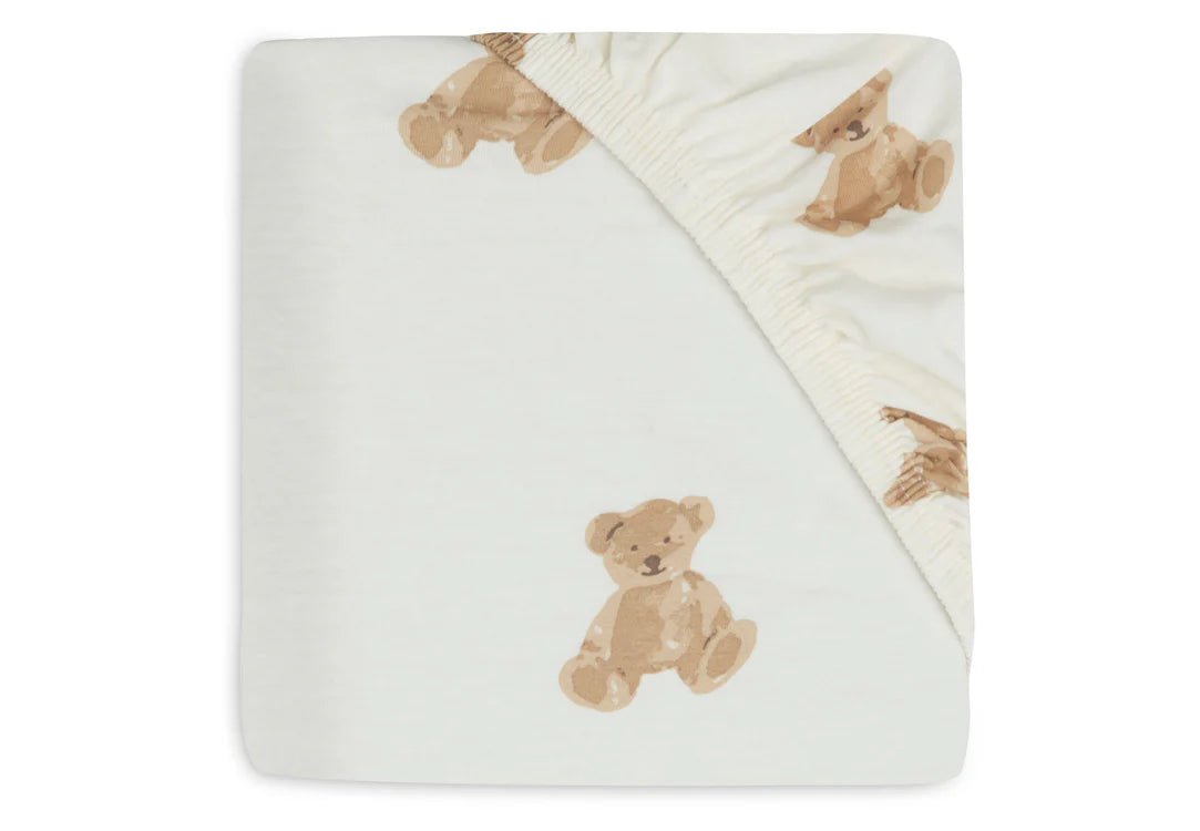 Sabana Bajera Cuna ajustable 70/75x140/150 cm Teddy  Bear Jollein