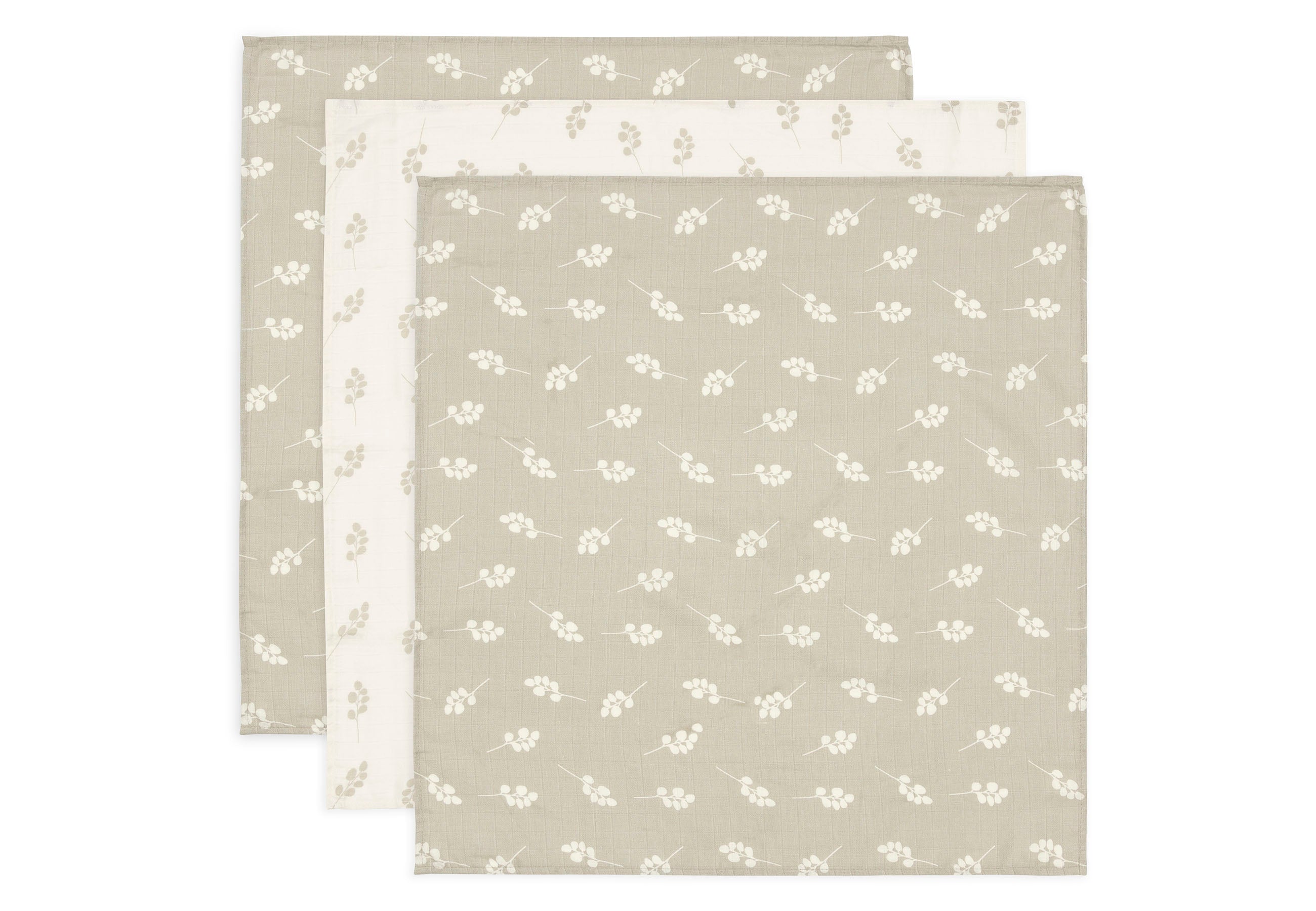Pack de 3 Tutos Twig Olive Green Jollein