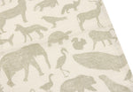 Pack de 3 Tutos Pequeños Jollein Animals Olive Green (31x31 cm)