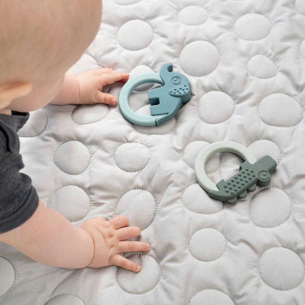 Set 2 mordedores Deer Friends verde y azul Done By Deer