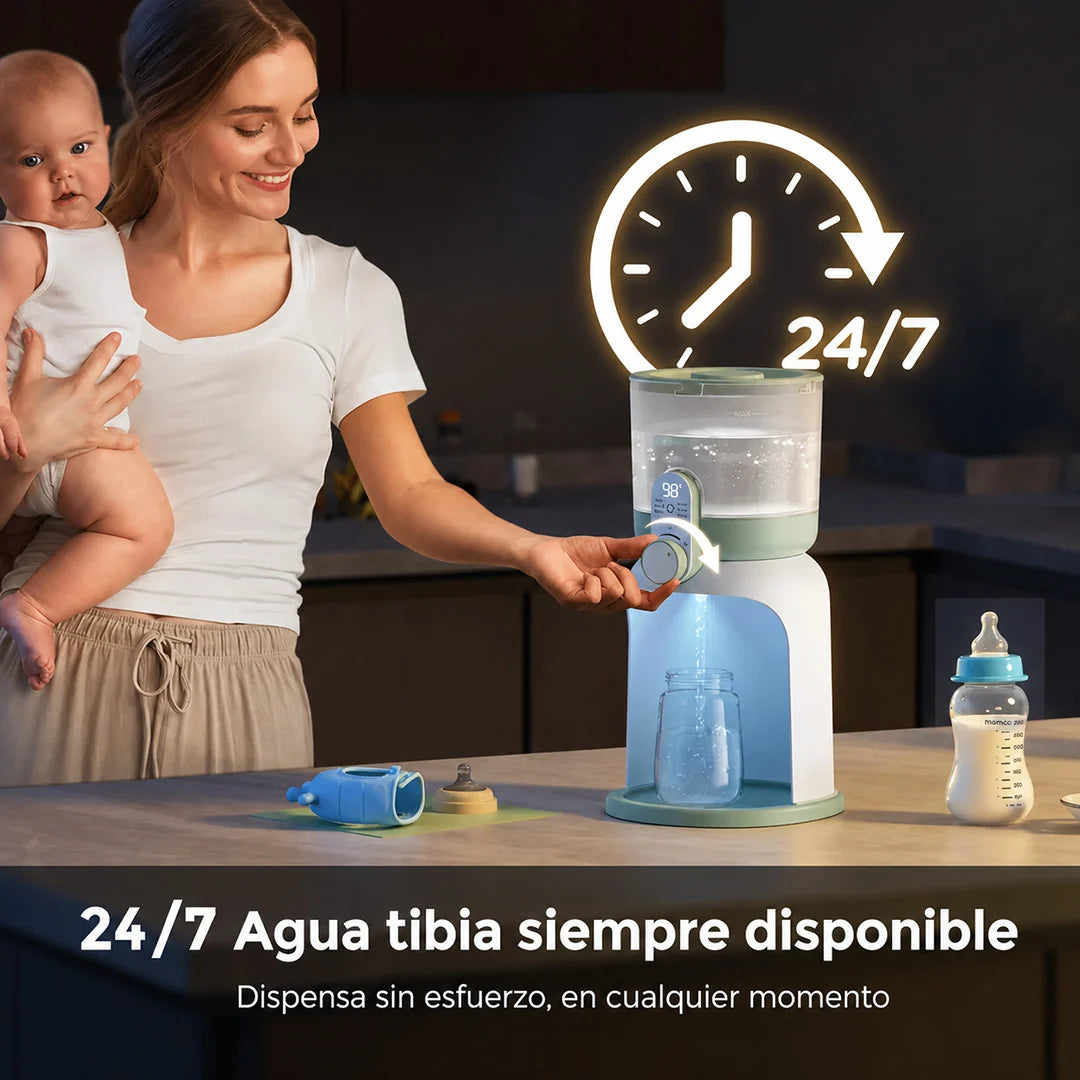 Dispensador de Agua para Mamadera con Control de Temperatura Momcozy