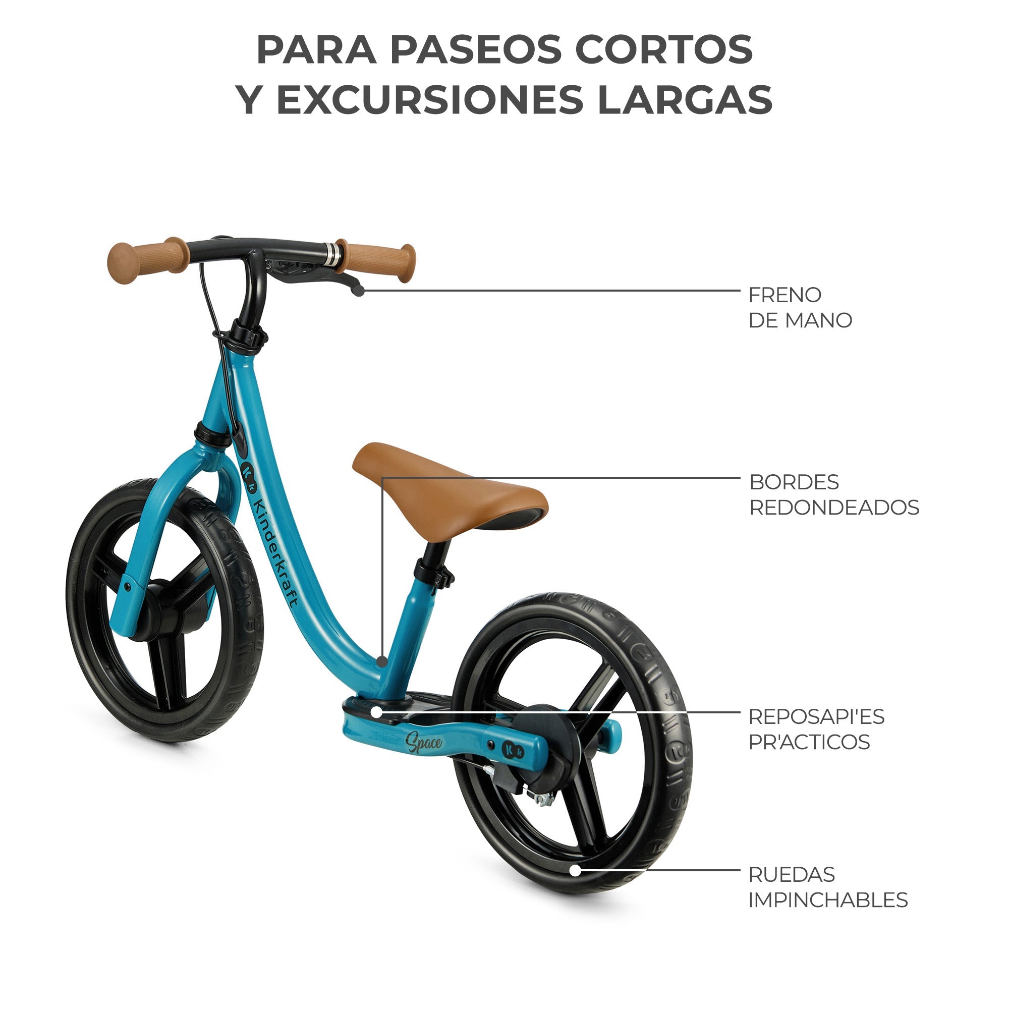 Bicicleta de Balance Space Deep Blue KinderKraft