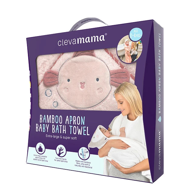 Toalla Delantal Rosa Pez Clevamama