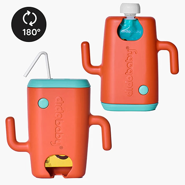 DidoPoucher Porta Pouches y Cajitas de Jugo Coral