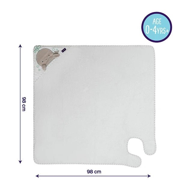 Toalla Delantal Blanco Delfín Clevamama