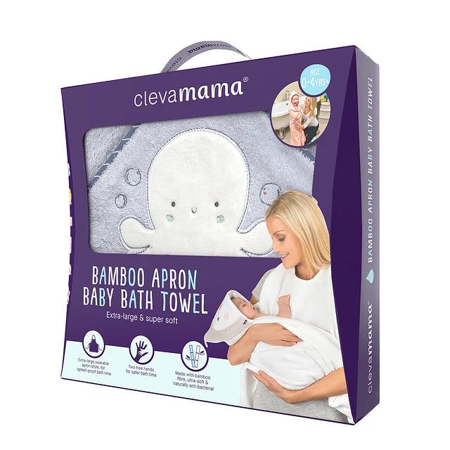 Toalla Delantal Celeste Pulpo Clevamama