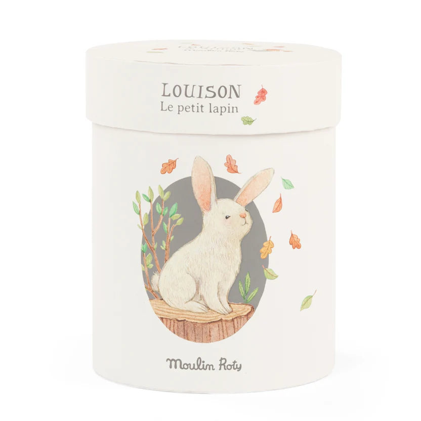 Muñeco peluche conejo Louison en caja Moulin Roty