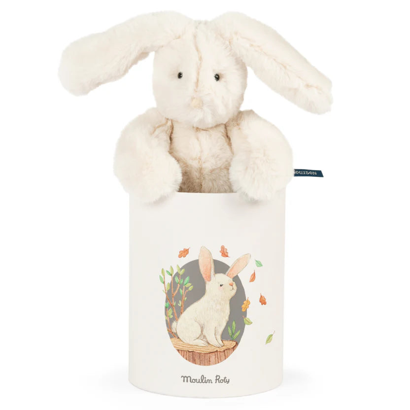 Muñeco peluche conejo Louison en caja Moulin Roty