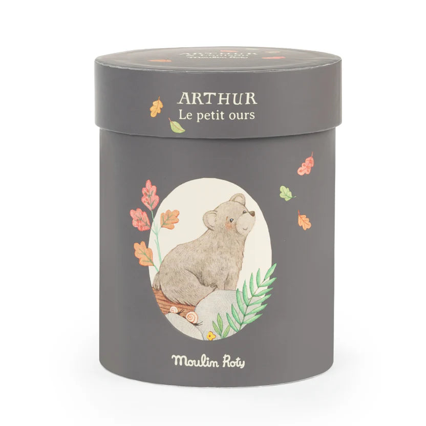Muñeco peluche Oso Arthur en caja Moulin Roty