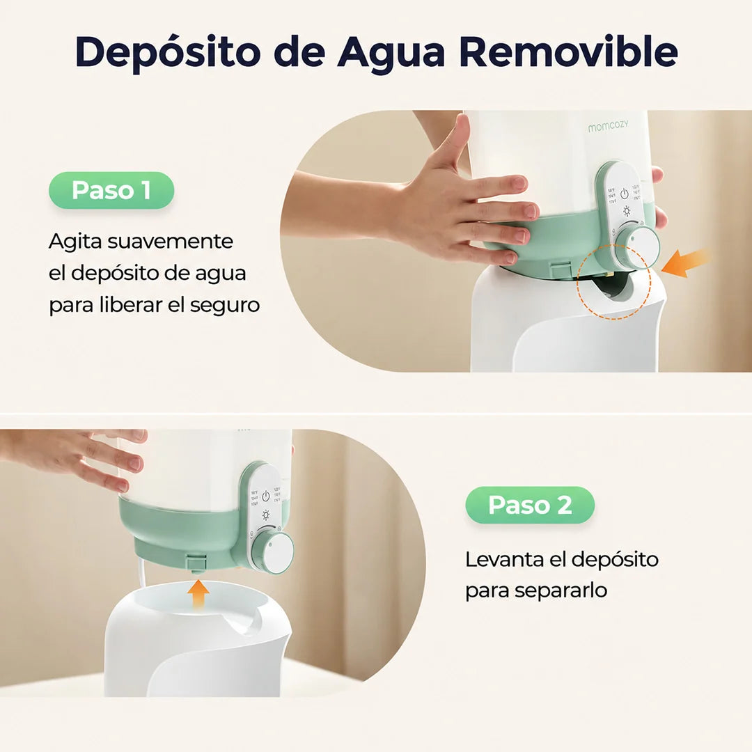 Dispensador de Agua para Mamadera con Control de Temperatura Momcozy