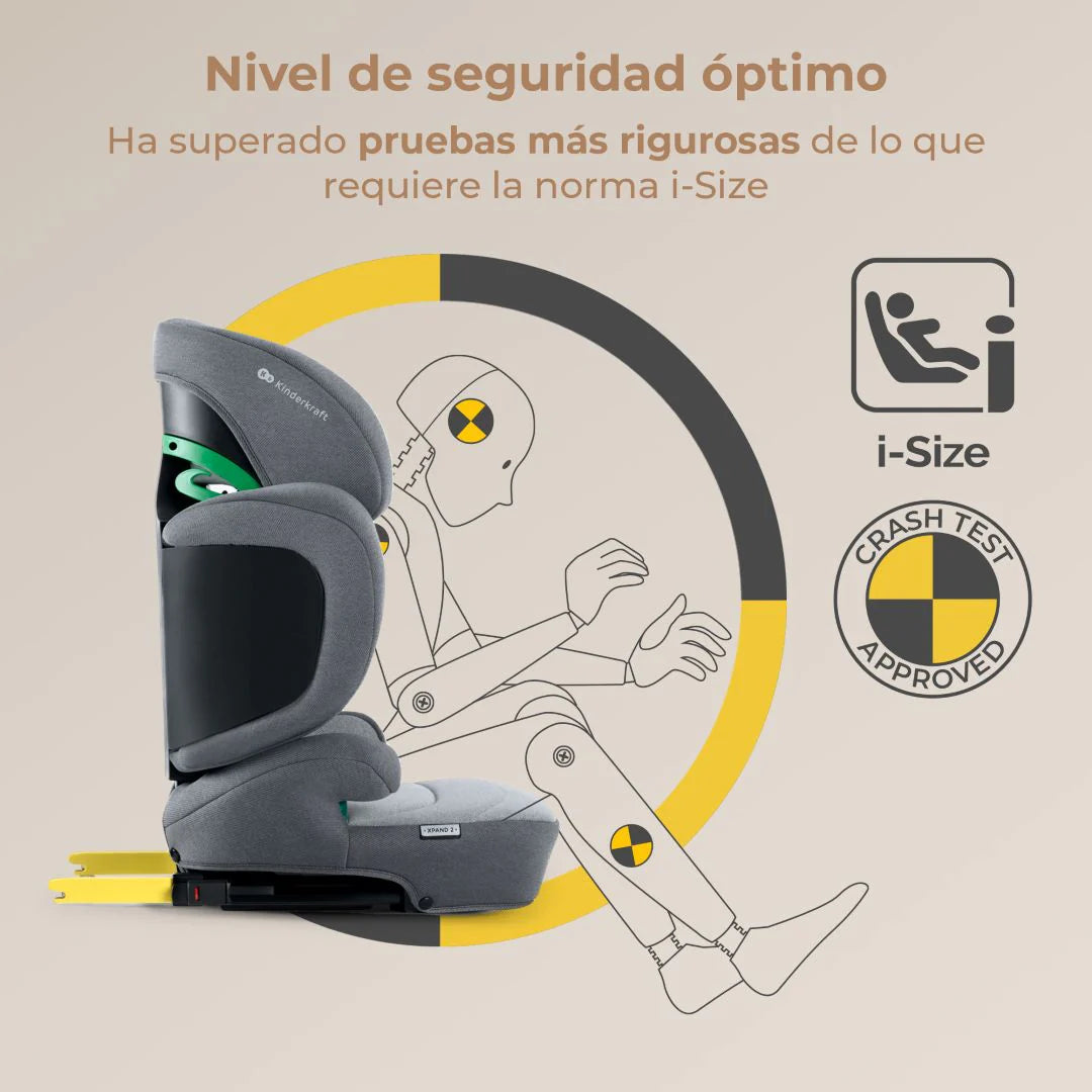 Silla de auto Butaca XPAND 2 i-Size Harbour Grey Kinderkraft