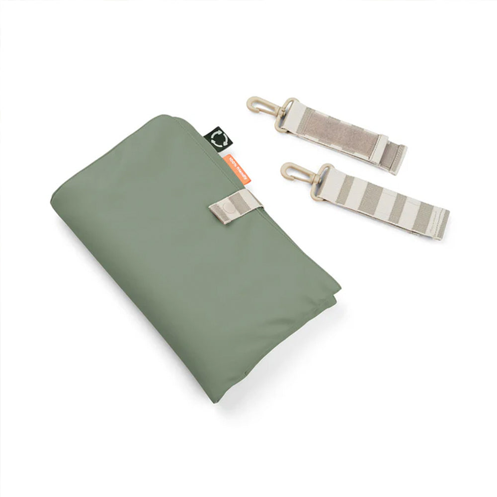 Bolso Maternal acolchado con mudador portatil Verde Done By Deer