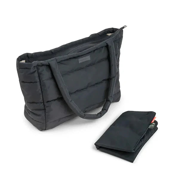 Bolso Maternal Tote Acolchado con Mudador Portátil Negro Done By Deer