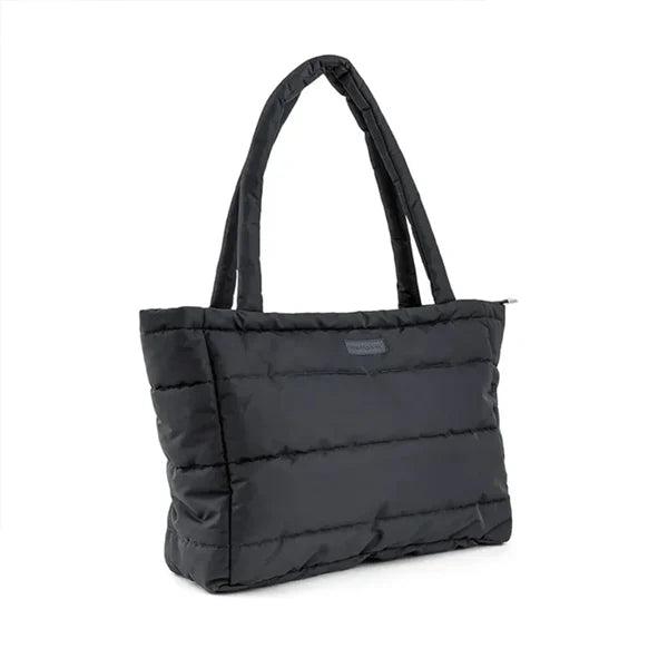 Bolso Maternal Tote Acolchado con Mudador Portátil Negro Done By Deer