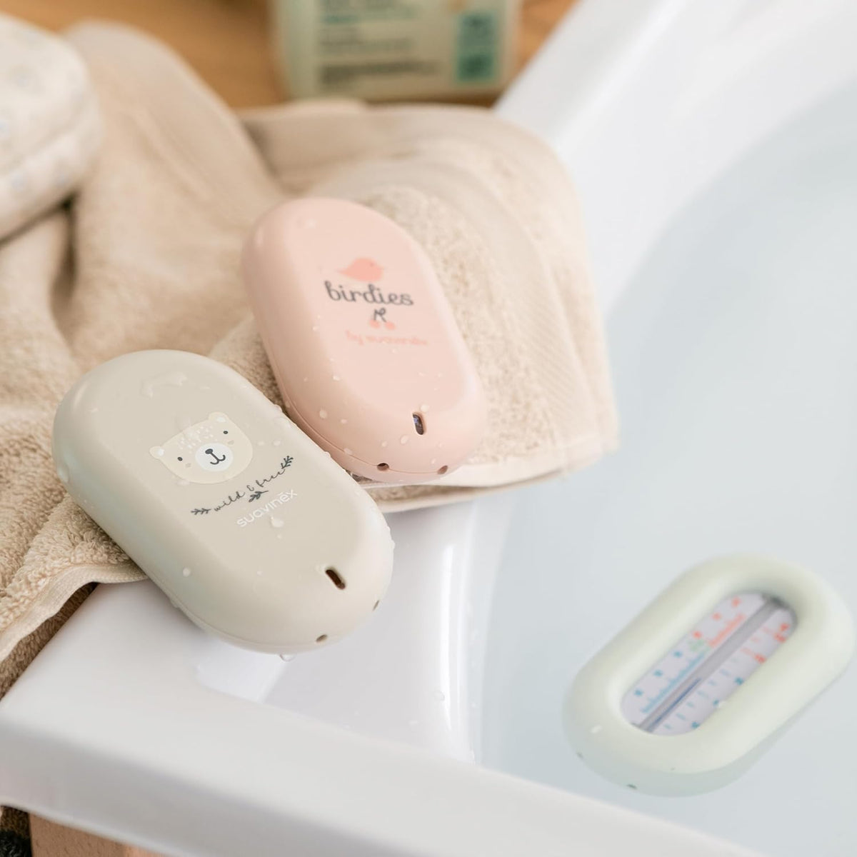 Termómetro de baño Birdie Rosado Suavinex