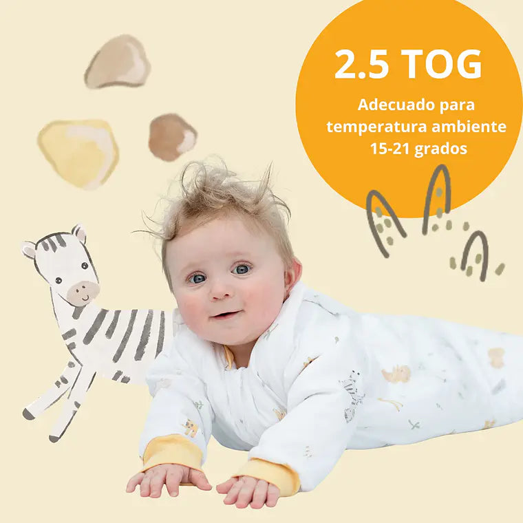 Saco de dormir Safari 0-6 Meses Tog 2.5 Dream Bag