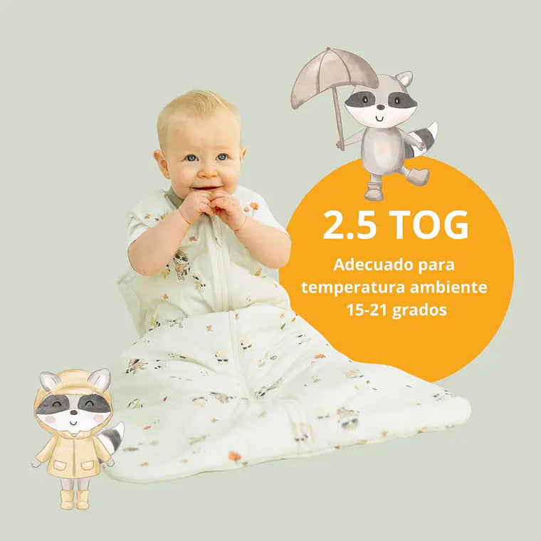 Saco de dormir Autumn Splash 0-6 Meses Tog 2.5 Dream Bag