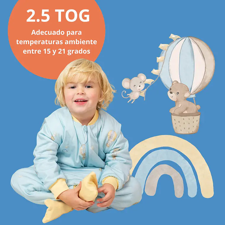 Saco de dormir con pies Hot Air Balloon 70 cm / 12-18 meses Tog 2.5 Dream Bag