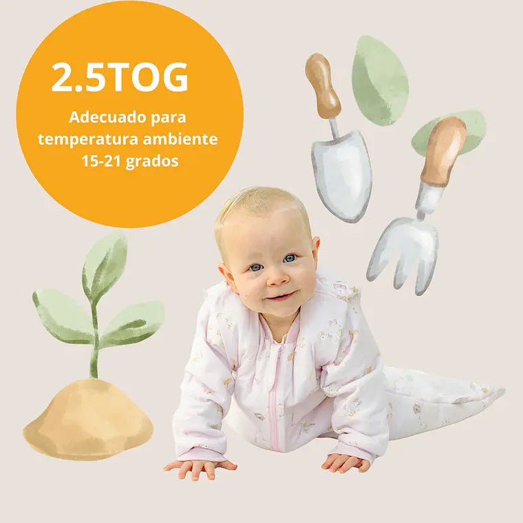 Saco de dormir Farmy Pink 0-6 Meses Tog 2.5 Dream Bag