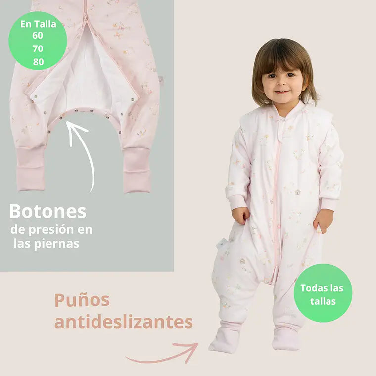 Saco de dormir con pies Farmy Pink 60 cm / 6-12 meses Tog 2.5 Dream Bag