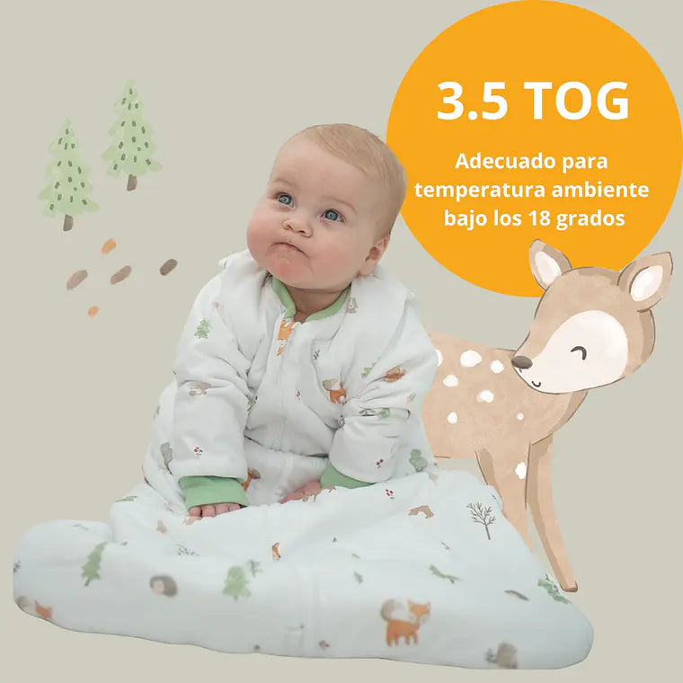 Saco de dormir Forest 0-6 Meses Tog 2.5 Dream Bag