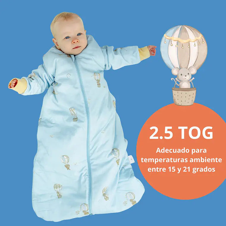 Saco de dormir Hot Air Balloon 0-6 Meses Tog 2.5 Dream Bag