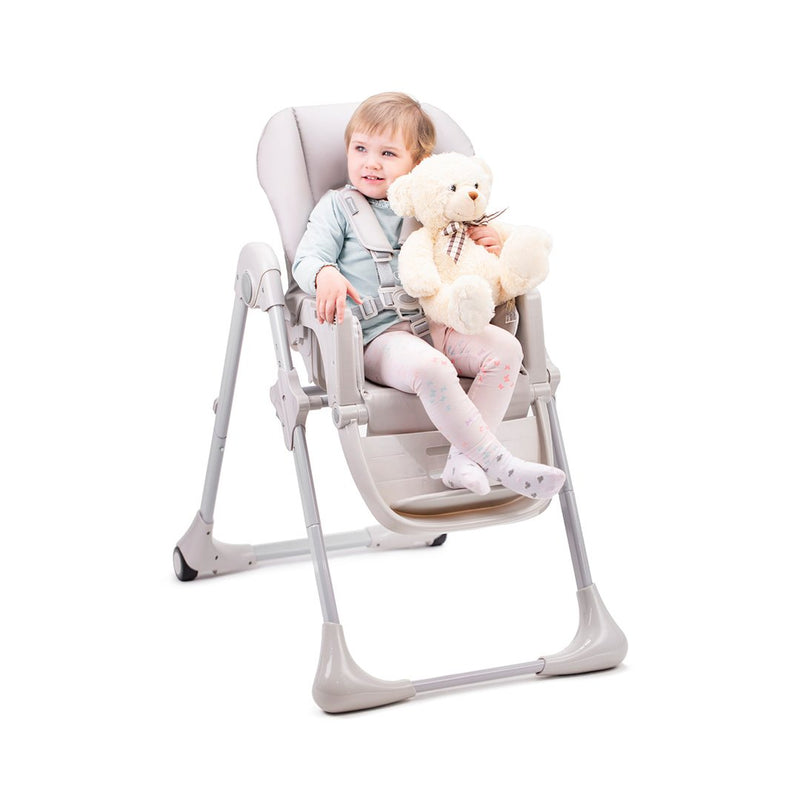 Silla de Comer Plegable Yummy Gris KinderKraft