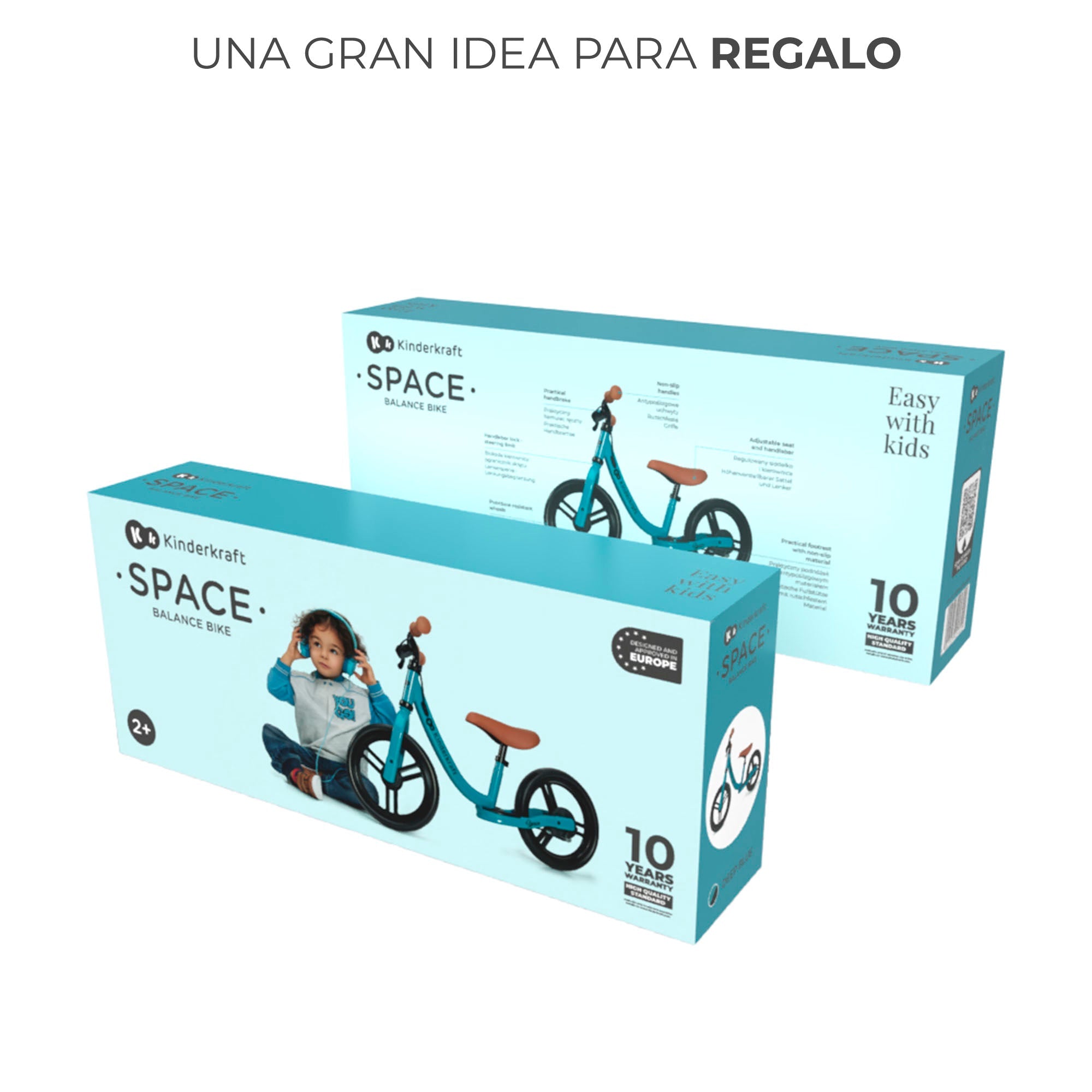 Bicicleta de Balance Space Deep Blue KinderKraft