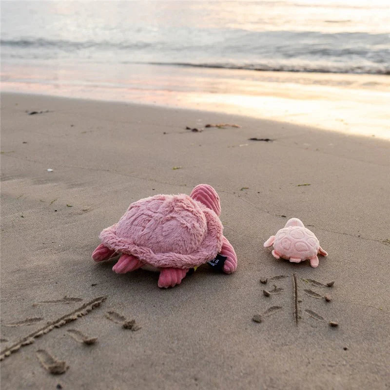 Peluche Tortuga Sauvenou Mamá y Bebé  Rosa Les Ptipotos