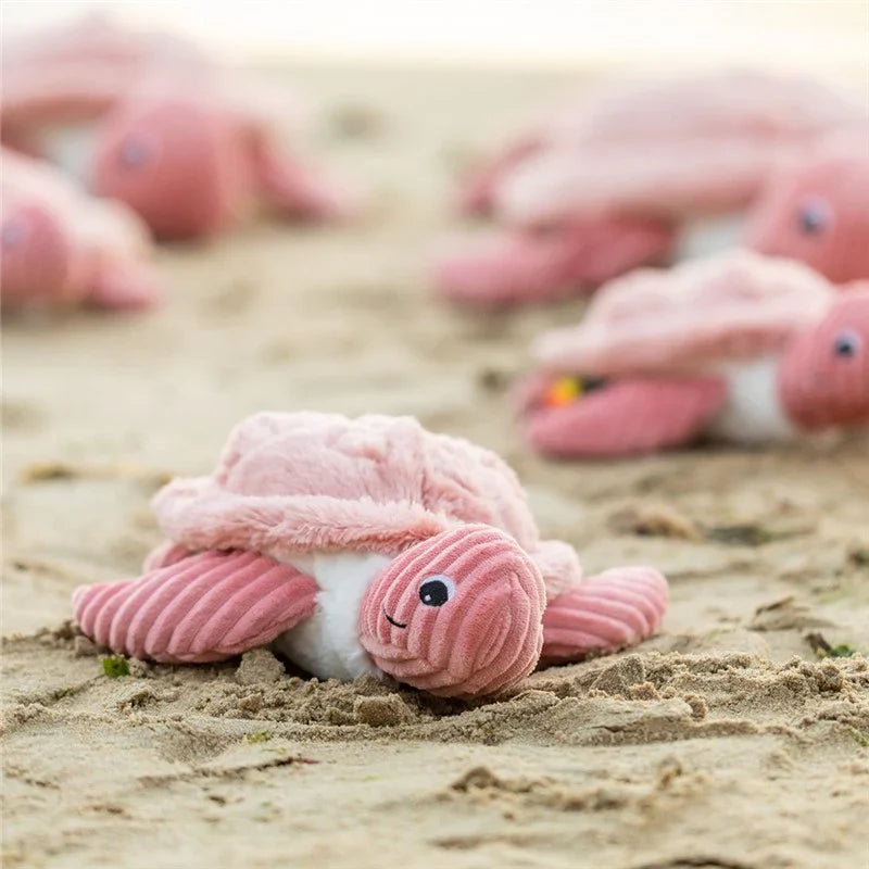 Peluche Tortuga Sauvenou Mamá y Bebé  Rosa Les Ptipotos