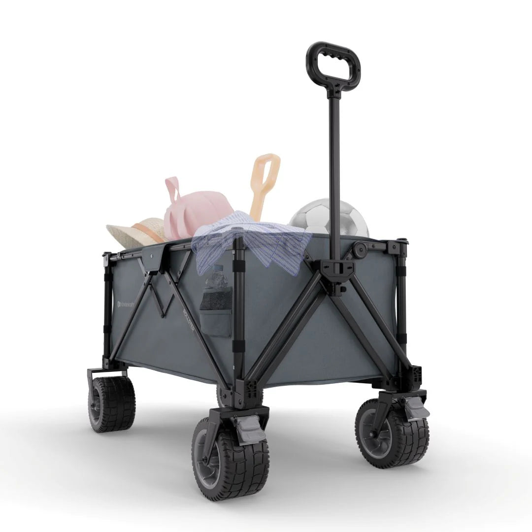 Carrito de transporte plegable Rollster Black Kinderkraft