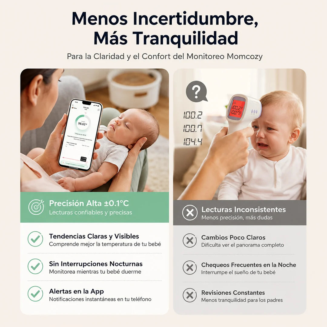 Termómetro Continuo para Bebé Momcozy