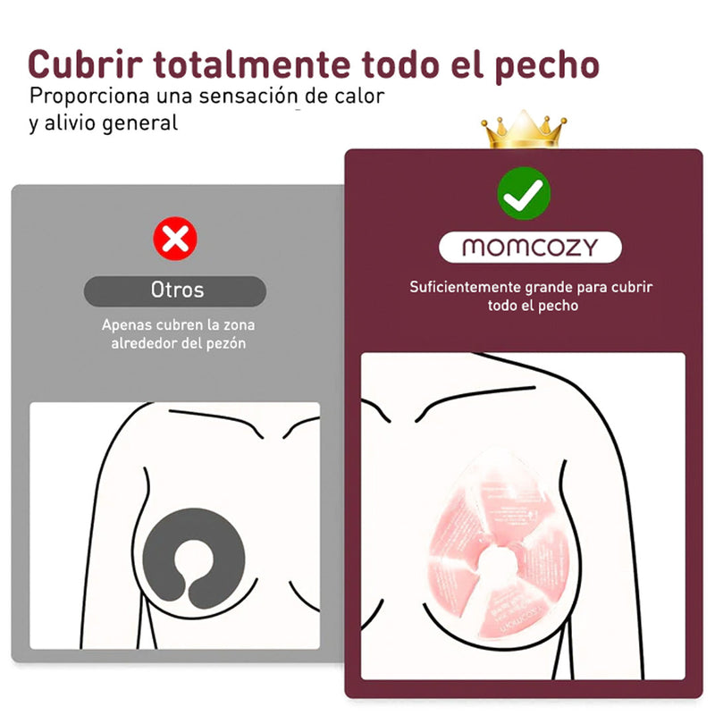 Almohadillas de pecho frío/calor Momcozy