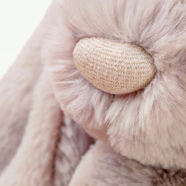 Peluche Bashful Conejo Luxe Rosa Mediano Jellycat