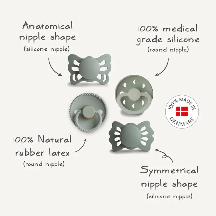 Set Primer Chupete 4 unidades Frigg Moonlight Sailing Sage Talla 1 (0-6 meses)