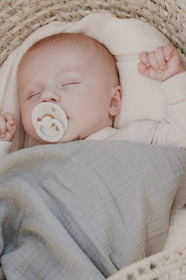 Chupete Bibs Colour x2 | 0-6 Meses | Sky Blue & Steel Blue