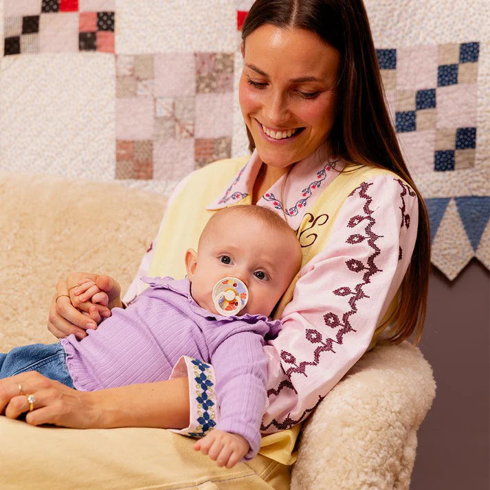 Chupete Bibs Colour STUDIO Redondo X2 | 0-6 Meses | Morning Bloom